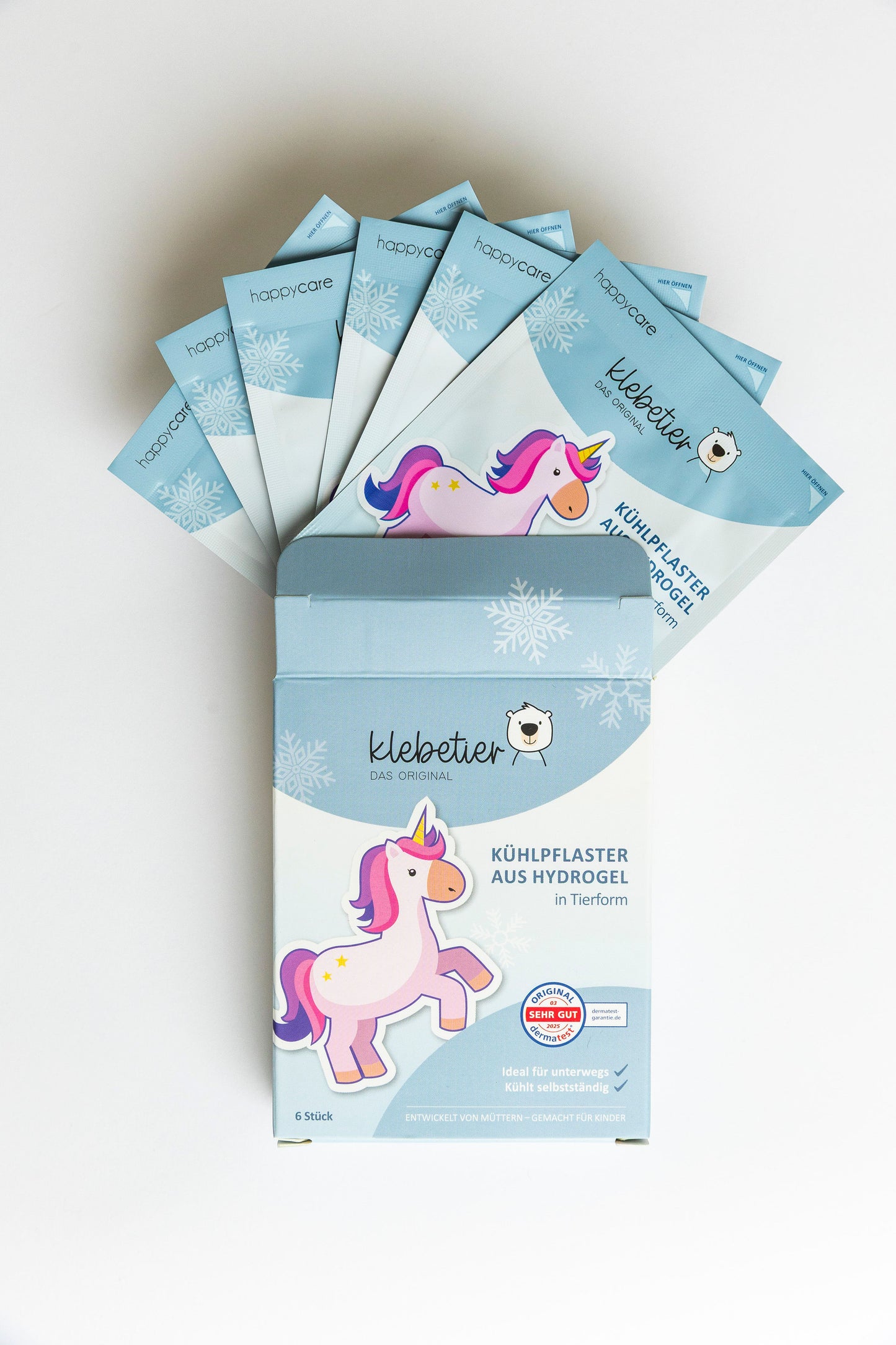 Klebetier Kühlpflaster - Bundle "4er Mix"