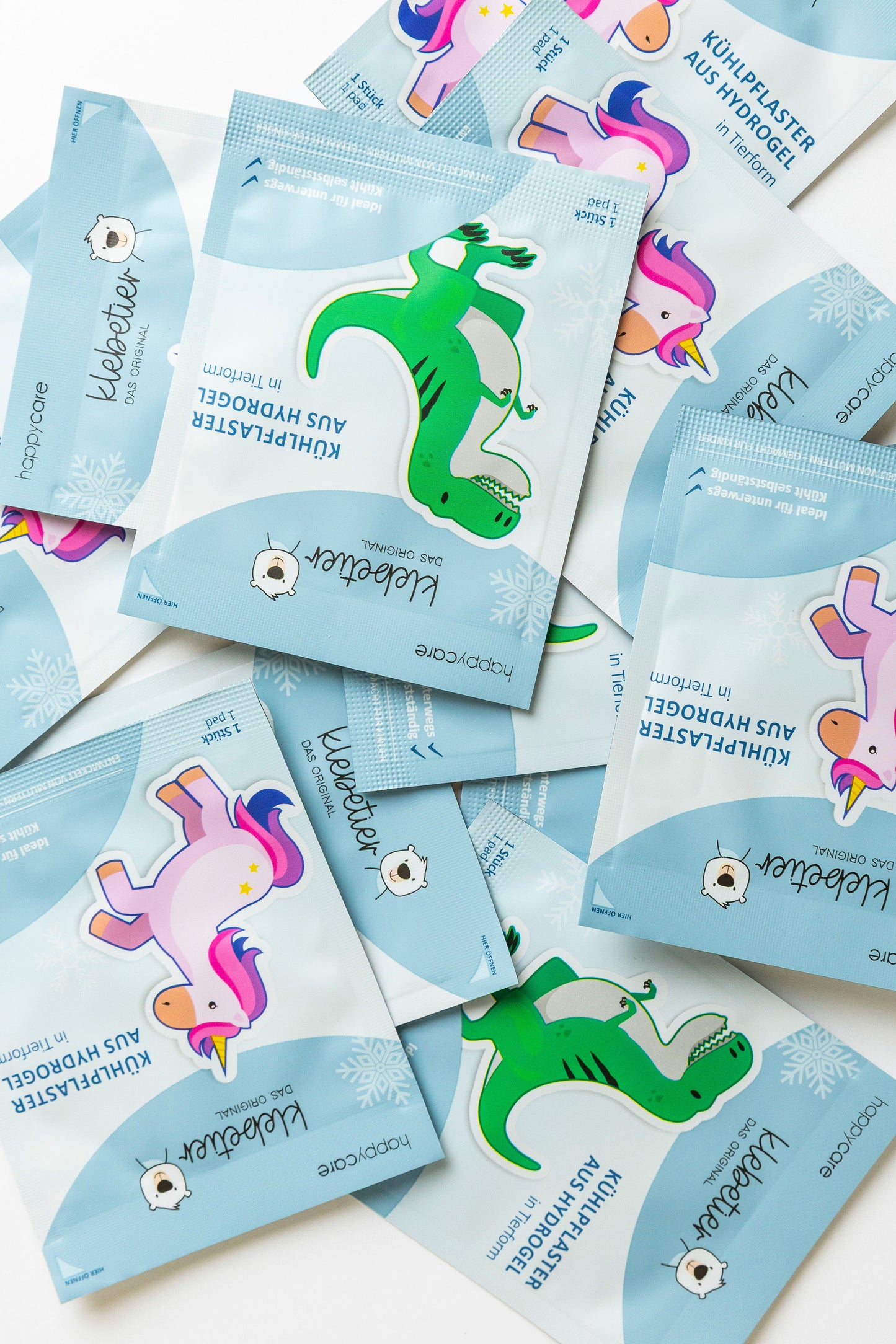 Klebetier Kühlpflaster - Einzelbox Dino