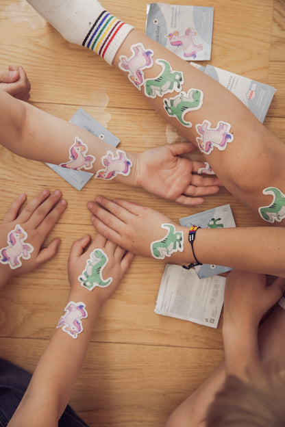 Klebetier Kühlpflaster - Einzelbox Dino