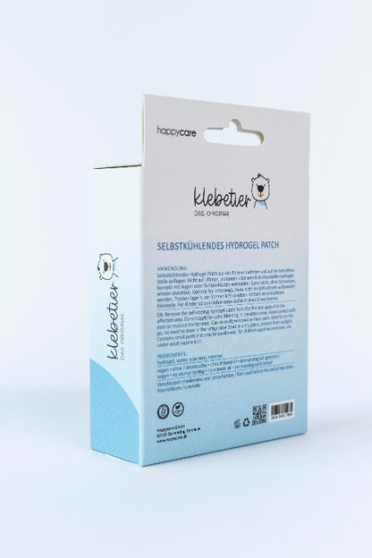 Rückseite Ansicht Verpackung Klebetier das Kühlpflaster
